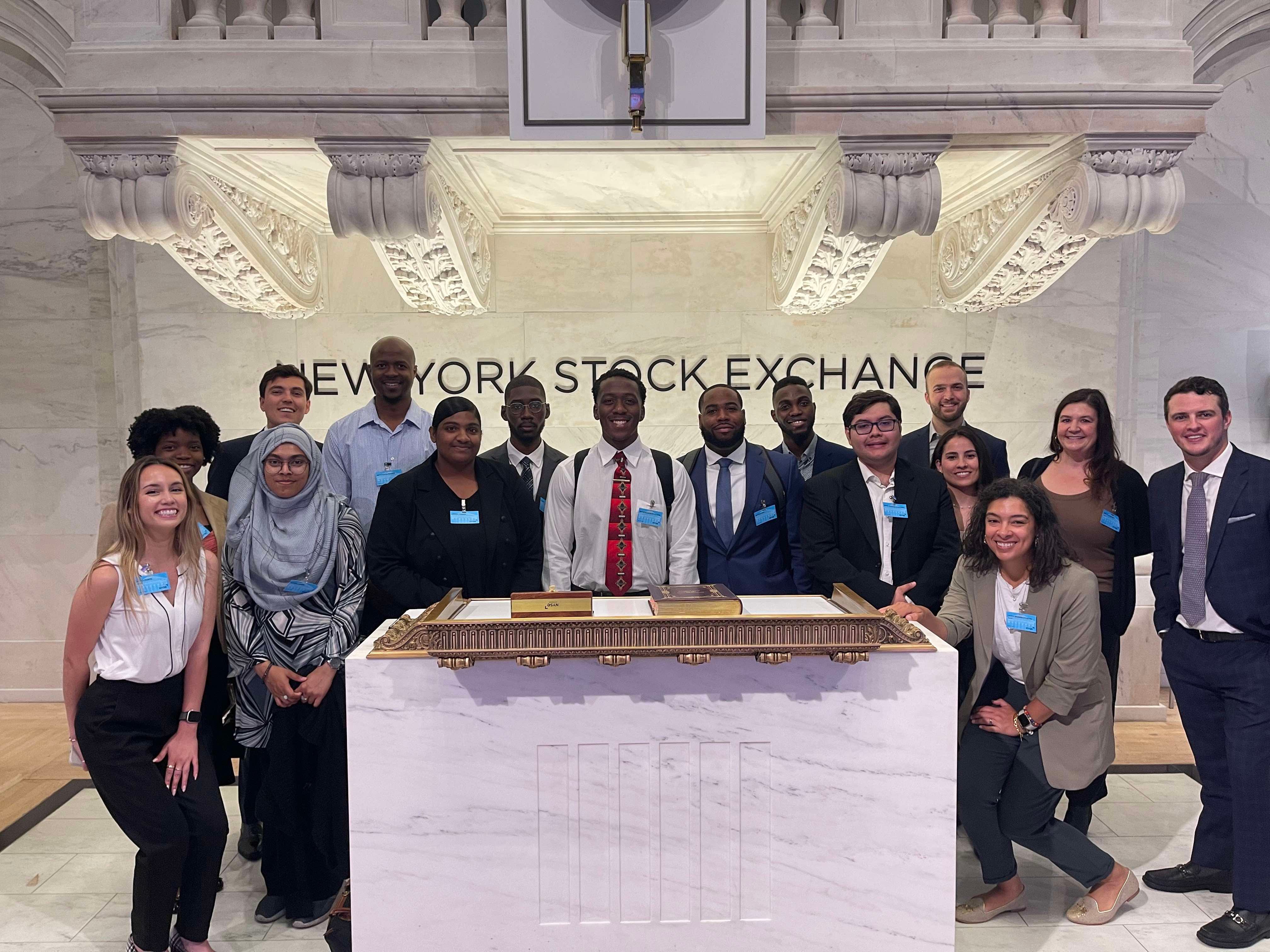 Students at NYSE