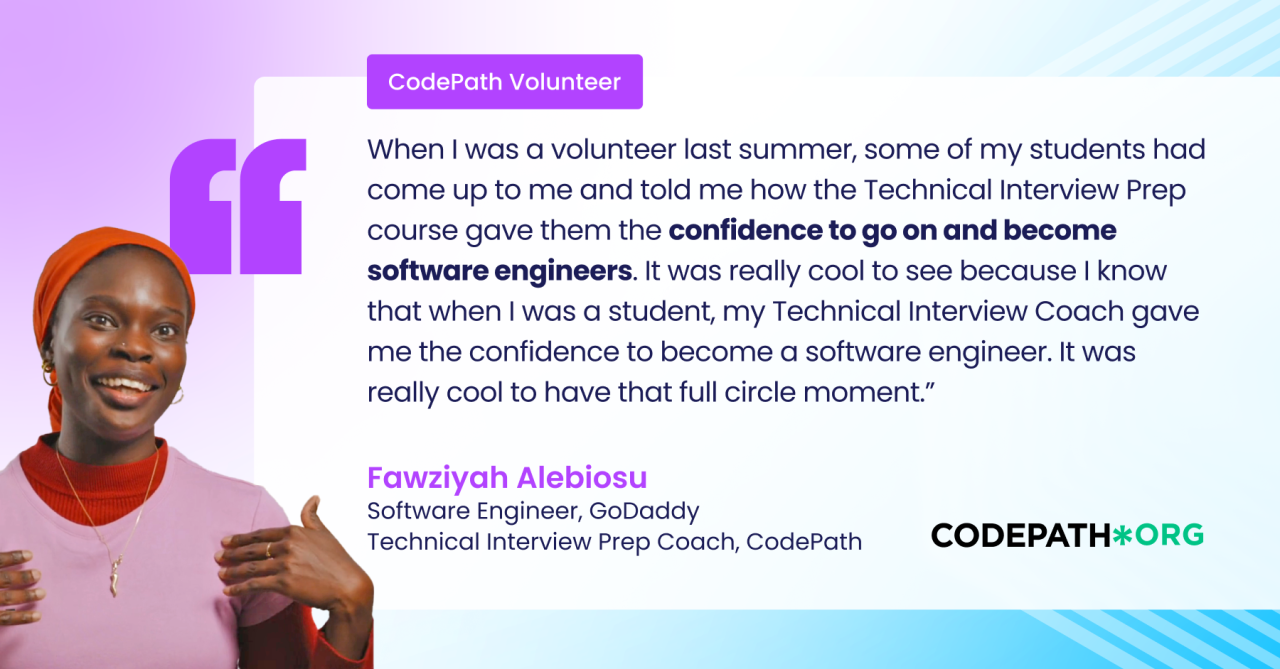 Helping Computer Science Students Ace Technical Interviews: Fawziyah’s ...