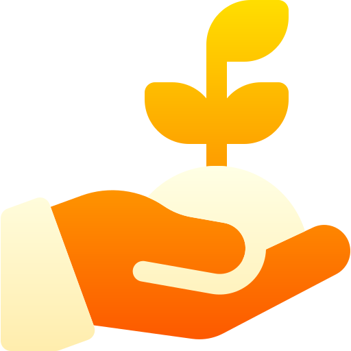 icon of plant growing in hand