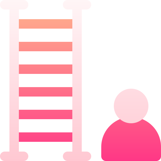 icon of person next to a ladder