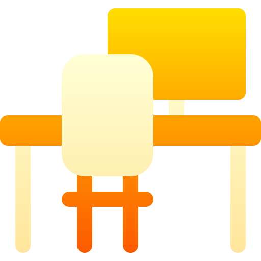 Icon of chair and desk