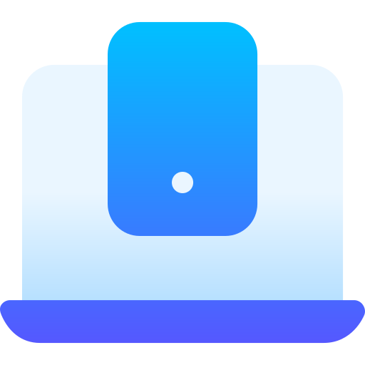 Icon of laptop and phone