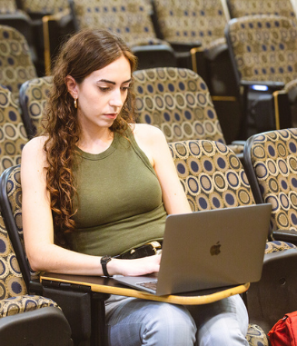 Student who landed an internship at Microsoft